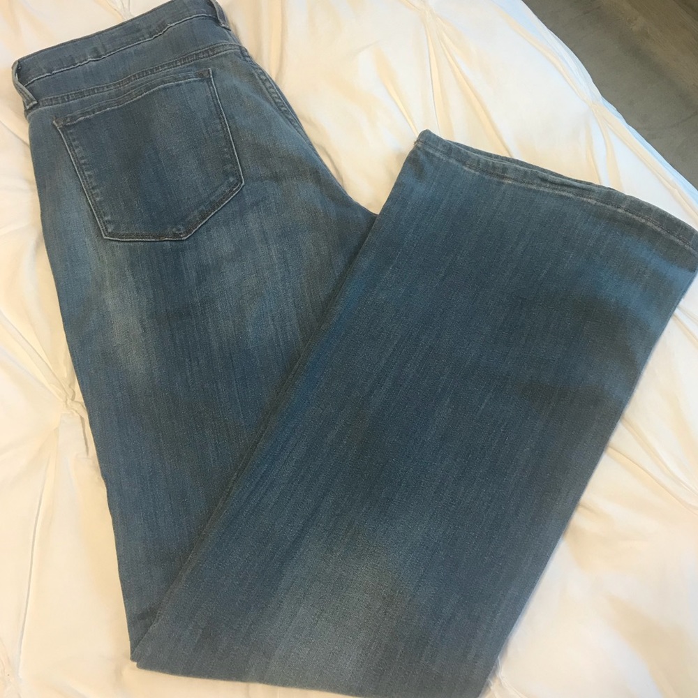 Banana Republic Premium Denim Flared Jeans